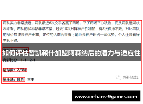 如何评估哲凯赖什加盟阿森纳后的潜力与适应性 如何评估哲凯赖什加盟阿森纳后的潜力与适应性